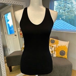 Athleta Stretch Thick Knit Tank Top Black XS